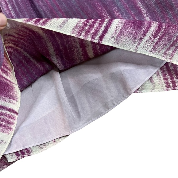 J. Jill Medium Purple Silk Pullover Short Sleeve Blouse - Picture 3 of 9